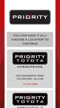 Mobile Screenshot of prioritytoyota.com